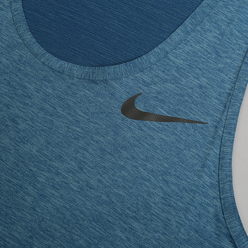 мужская синяя майка Nike Dri-FIT Breathe Vest 832825-407 - цена, описание, фото 2